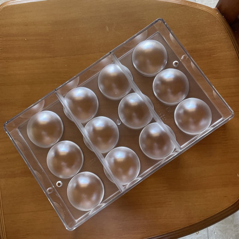 Goldbaking Ball Chocolate Mold Ball Polycarbonate Mould Chocolate Mold Hot Chocolate Bomb (Middle 2inch) - Image 5